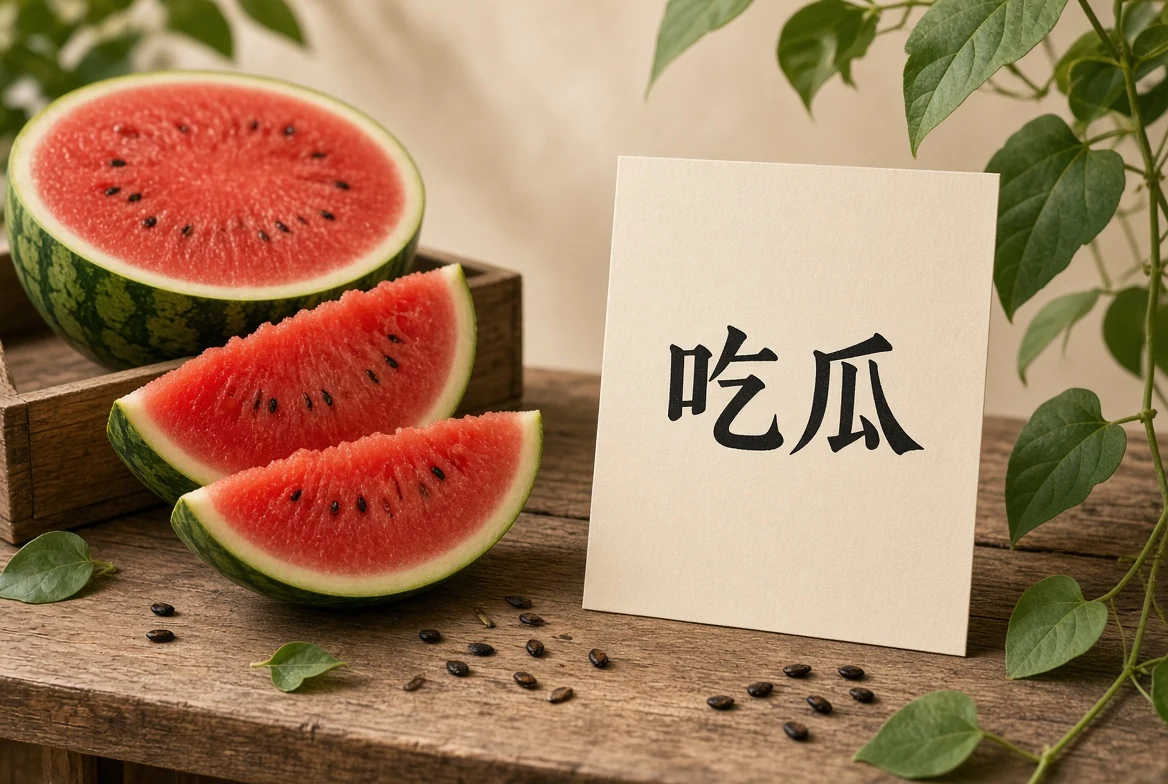 关于吃瓜栏目配图